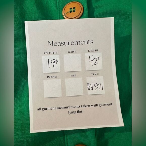 Zara Green Dress with Pockets and Slits Size S - Picture 8 of 8